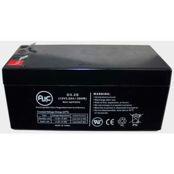 AJC CSB HR1251WF2, HR 1251W F2 12V 12Ah UPS Battery, Battery Clerk, Mfr#: AJC-D12S-M-0-124969